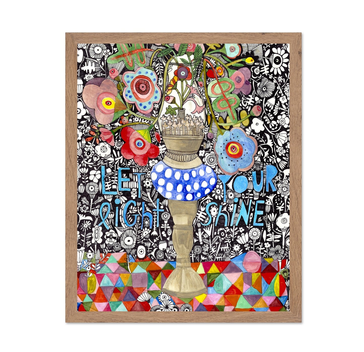 Let Your Light Shine Vase
