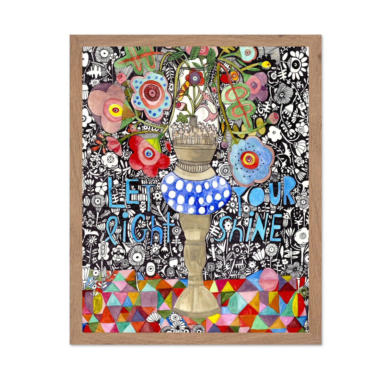 Let Your Light Shine Vase