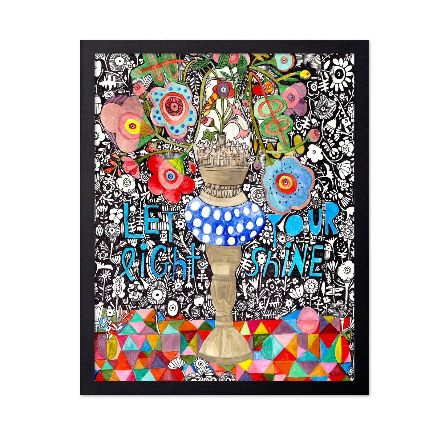 Let Your Light Shine Vase