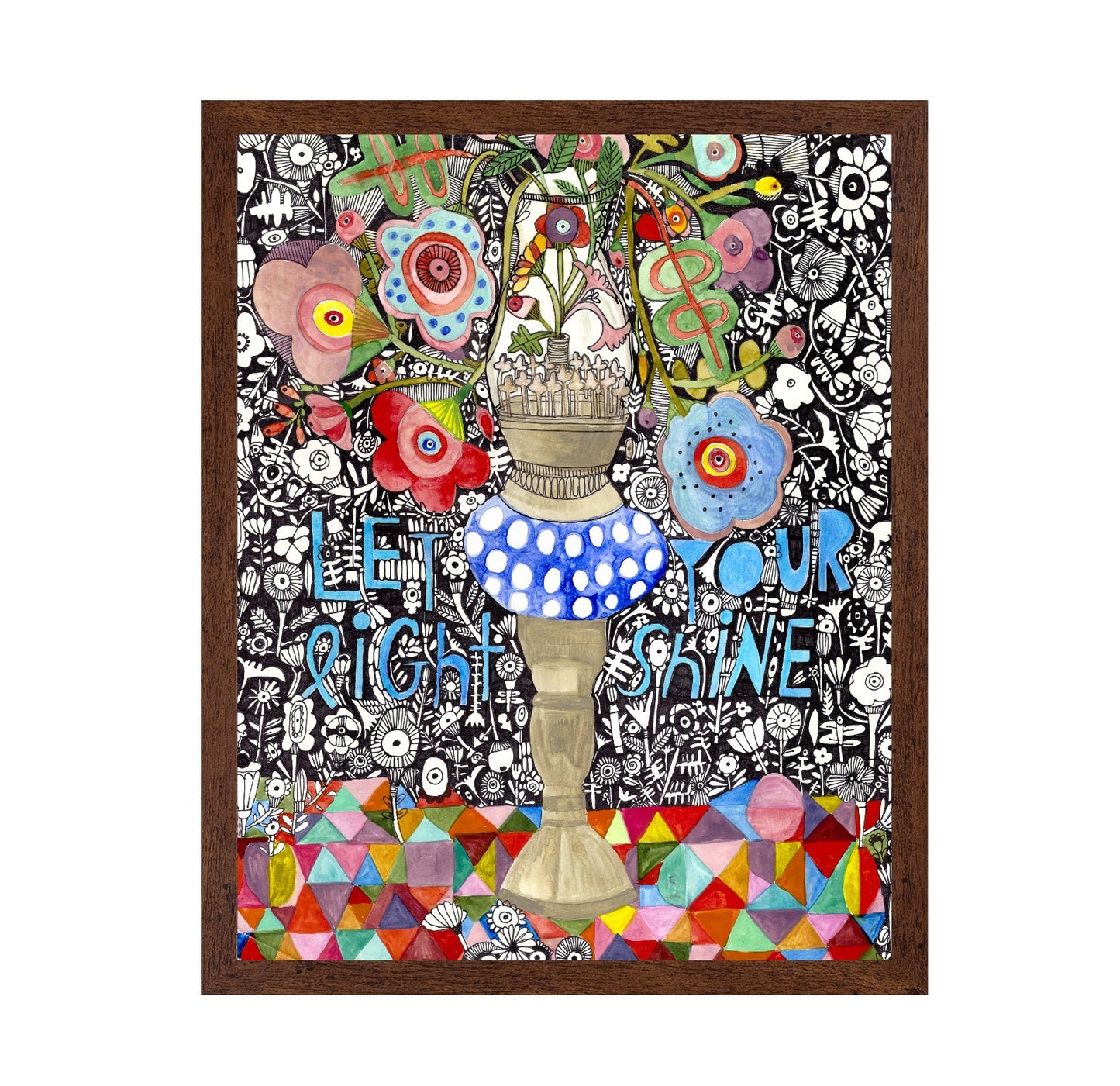 Let Your Light Shine Vase