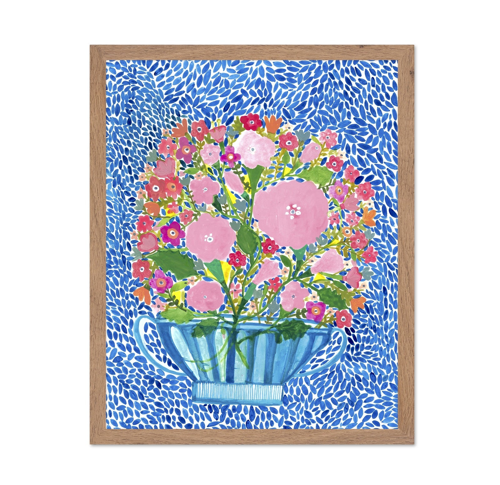 Pink Floral Teacup Bouquet