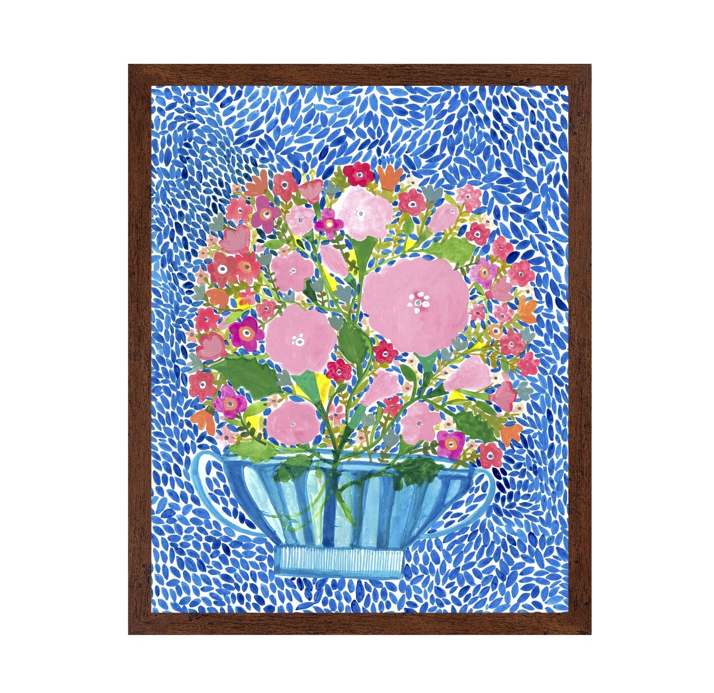 Pink Floral Teacup Bouquet