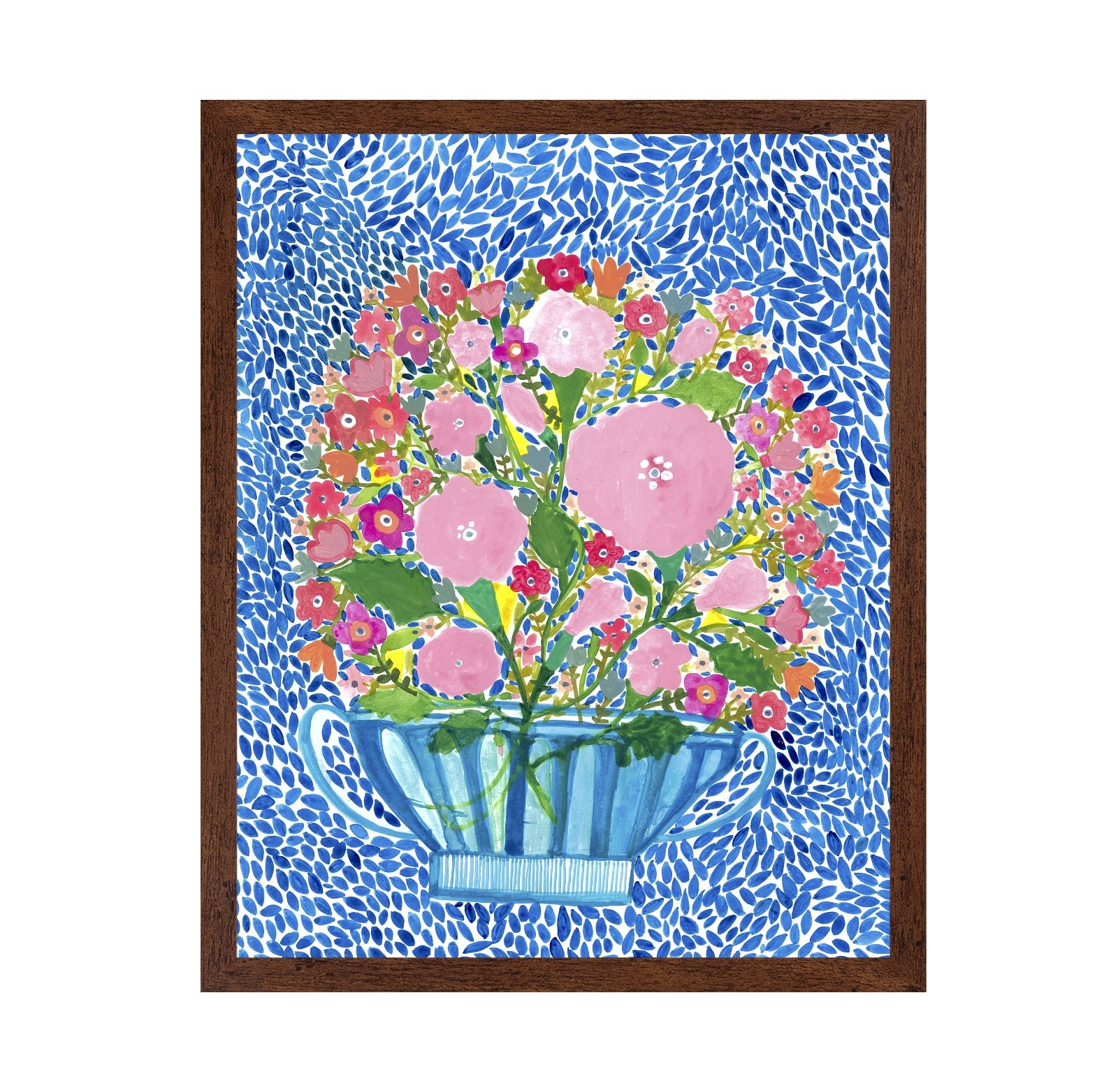 Pink Floral Teacup Bouquet