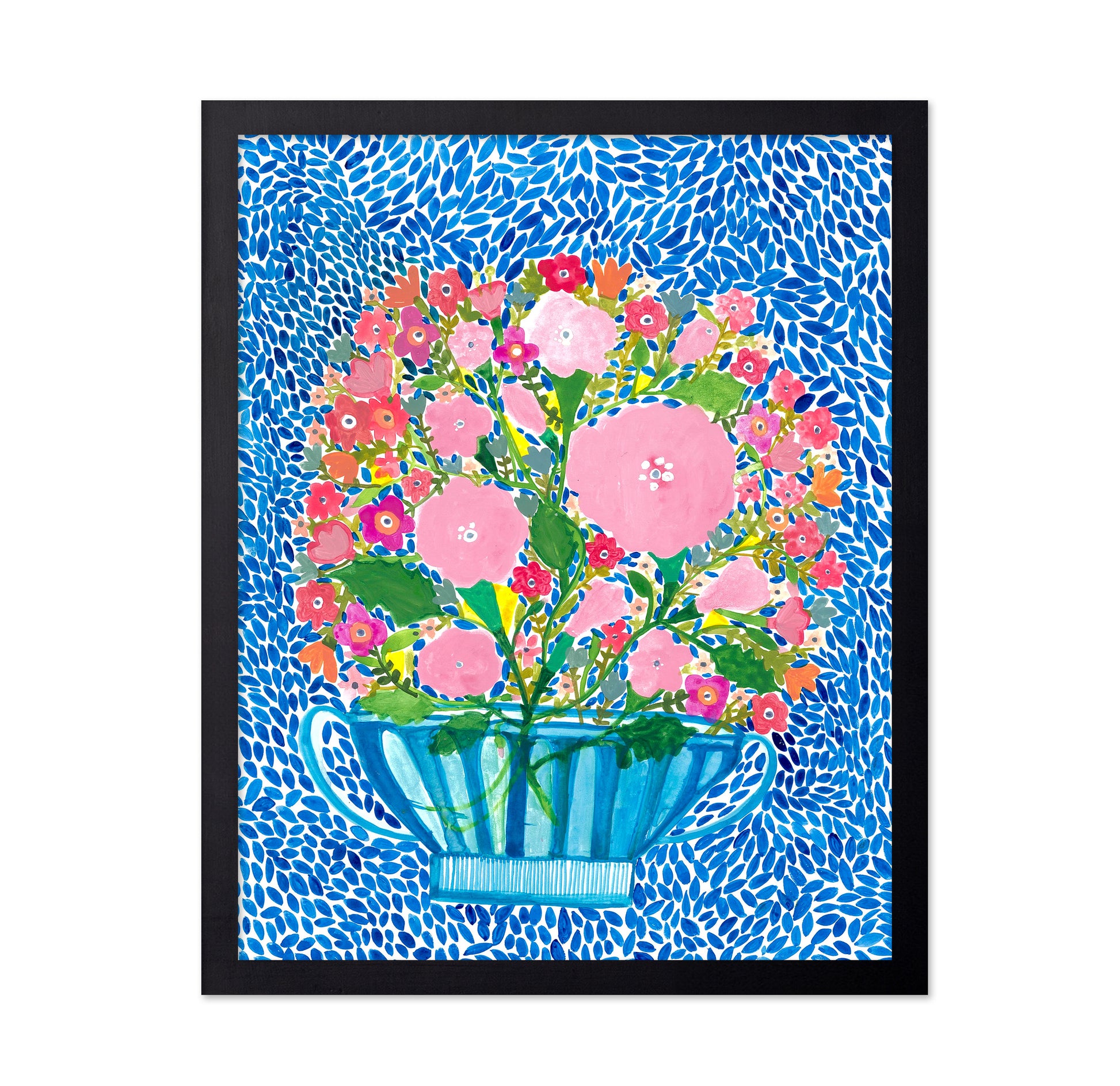 Pink Floral Teacup Bouquet