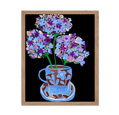 Purple Floral Cup Bouquet