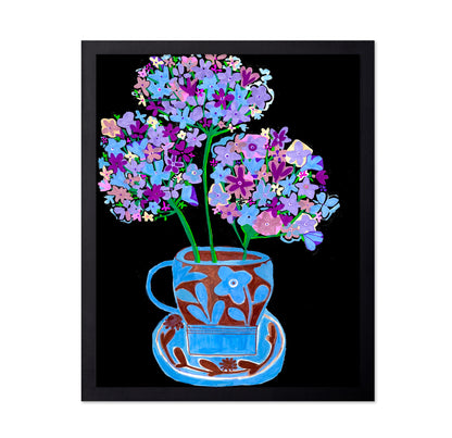 Purple Floral Cup Bouquet