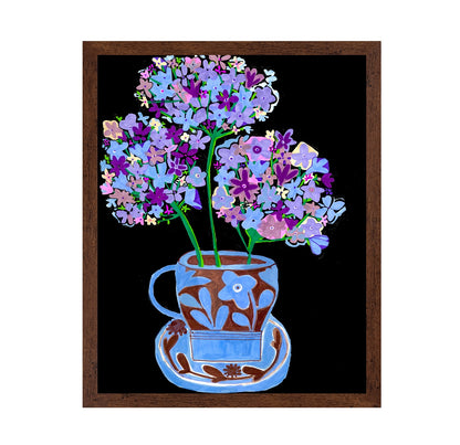 Purple Floral Cup Bouquet