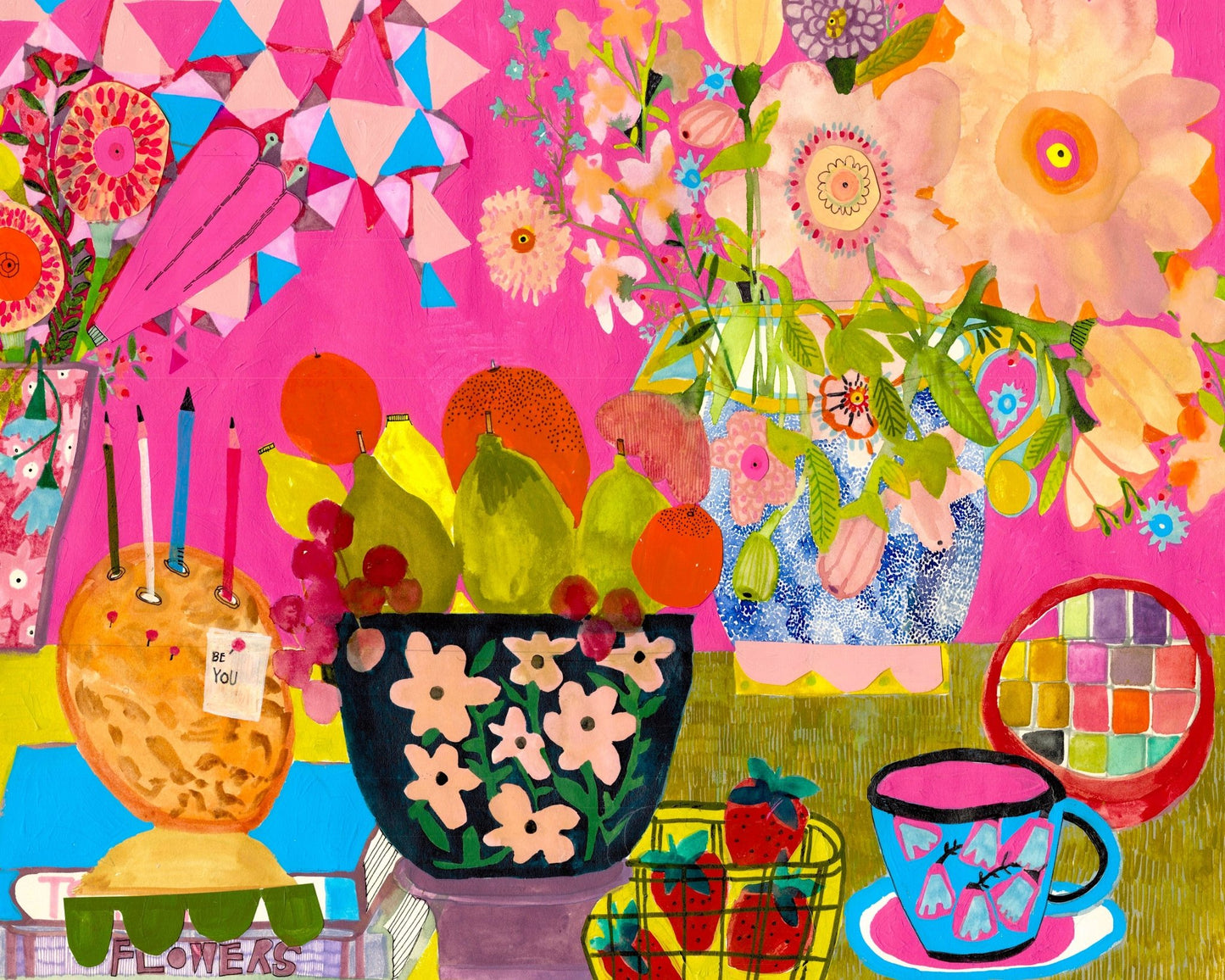 Colorful Floral Still Life No1