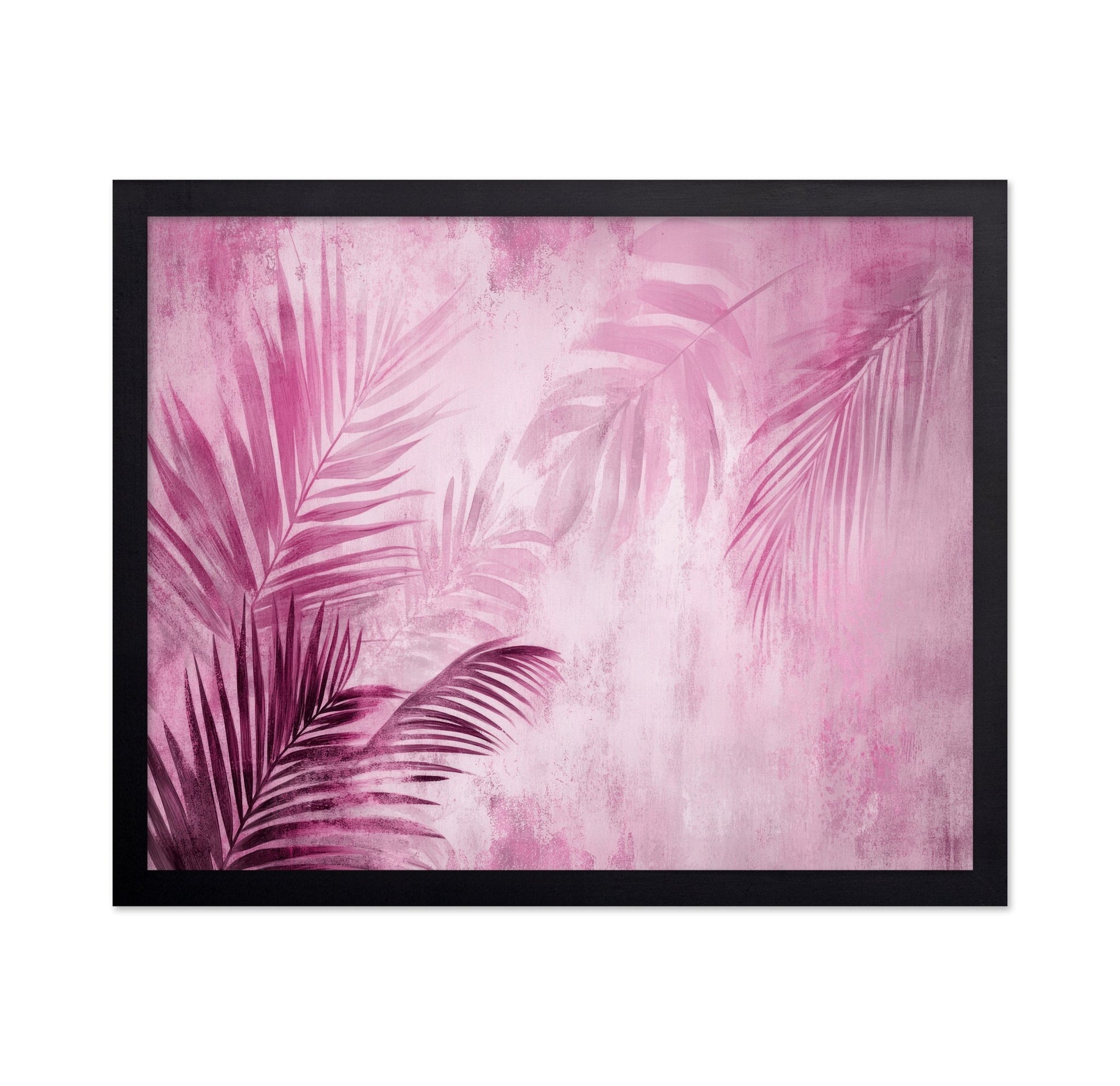 Pink Palm Leaves