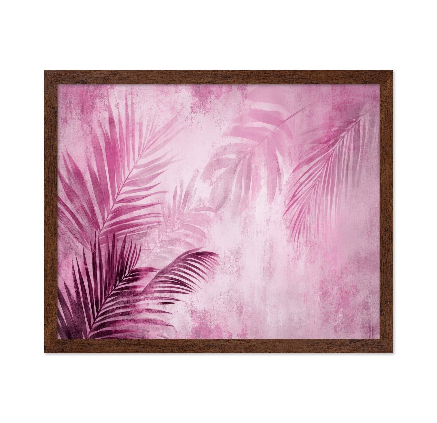 Pink Palm Leaves