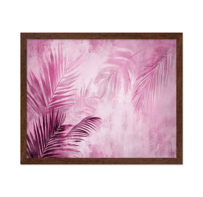 Pink Palm Leaves