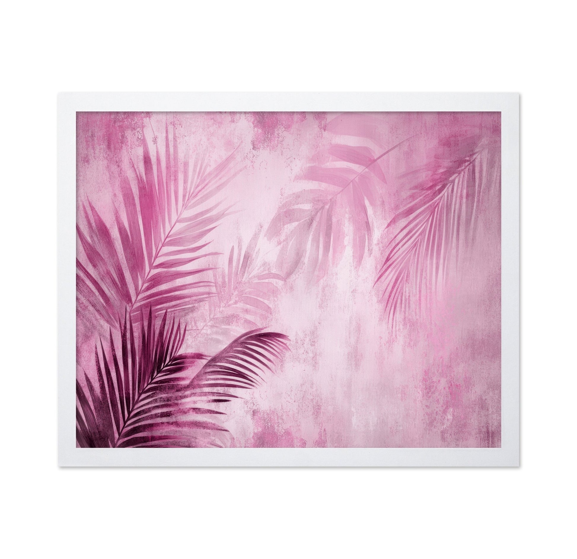 Pink Palm Leaves