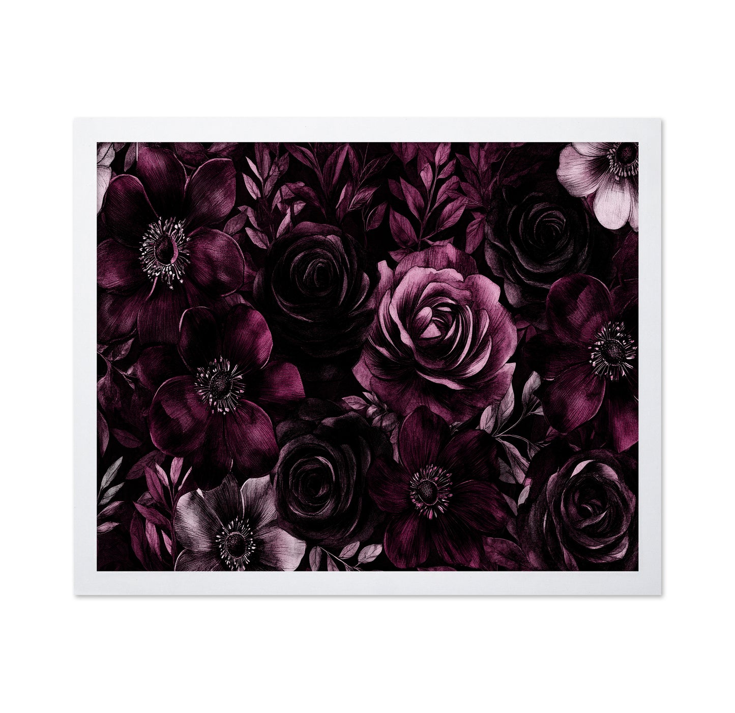 Dark Floral Pattern