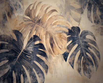 Vintage Monstera Leaves No2