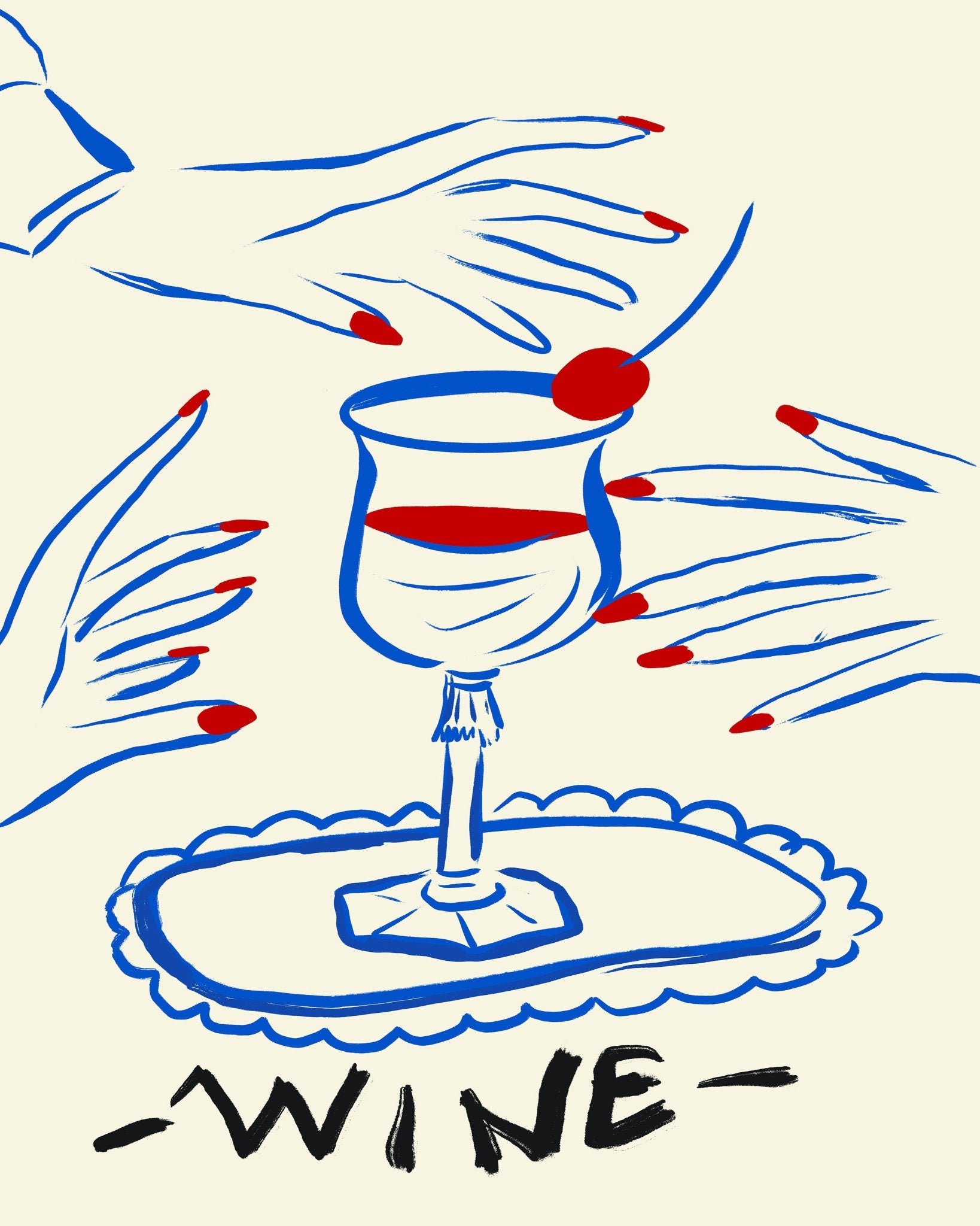 Wine Glass Hands