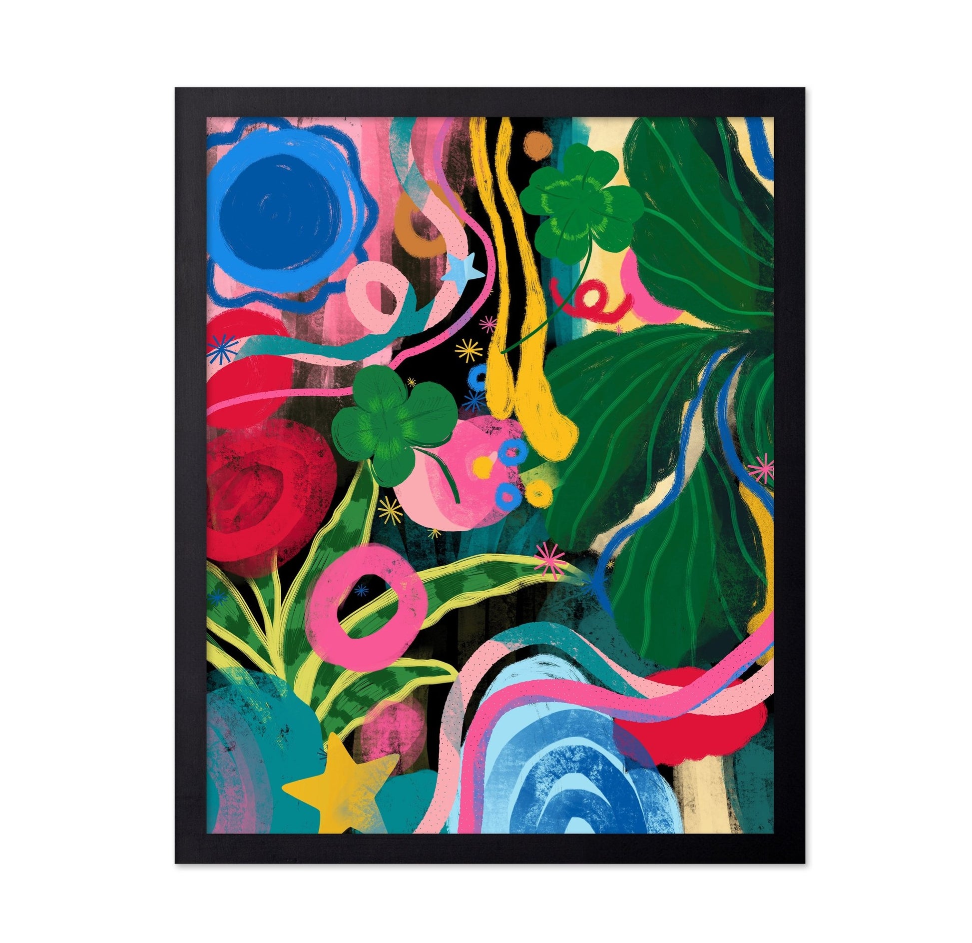 Colorful Floral Abstract No1