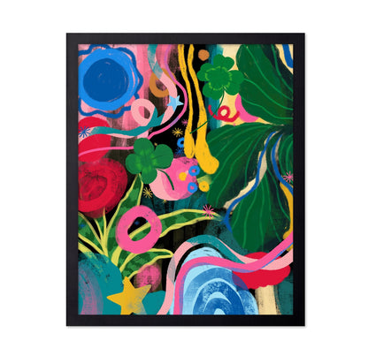 Colorful Floral Abstract No1