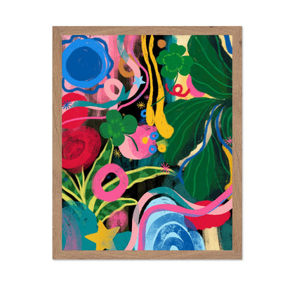 Colorful Floral Abstract No1