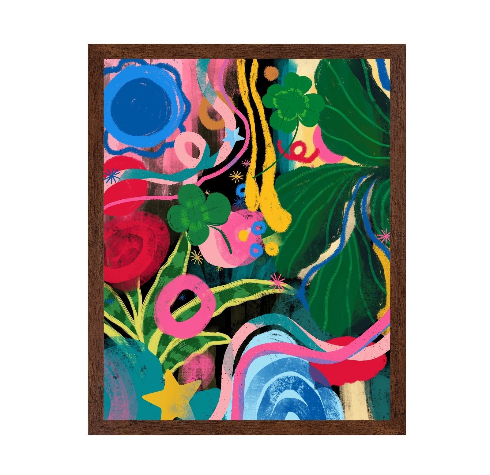 Colorful Floral Abstract No1