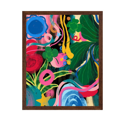 Colorful Floral Abstract No1