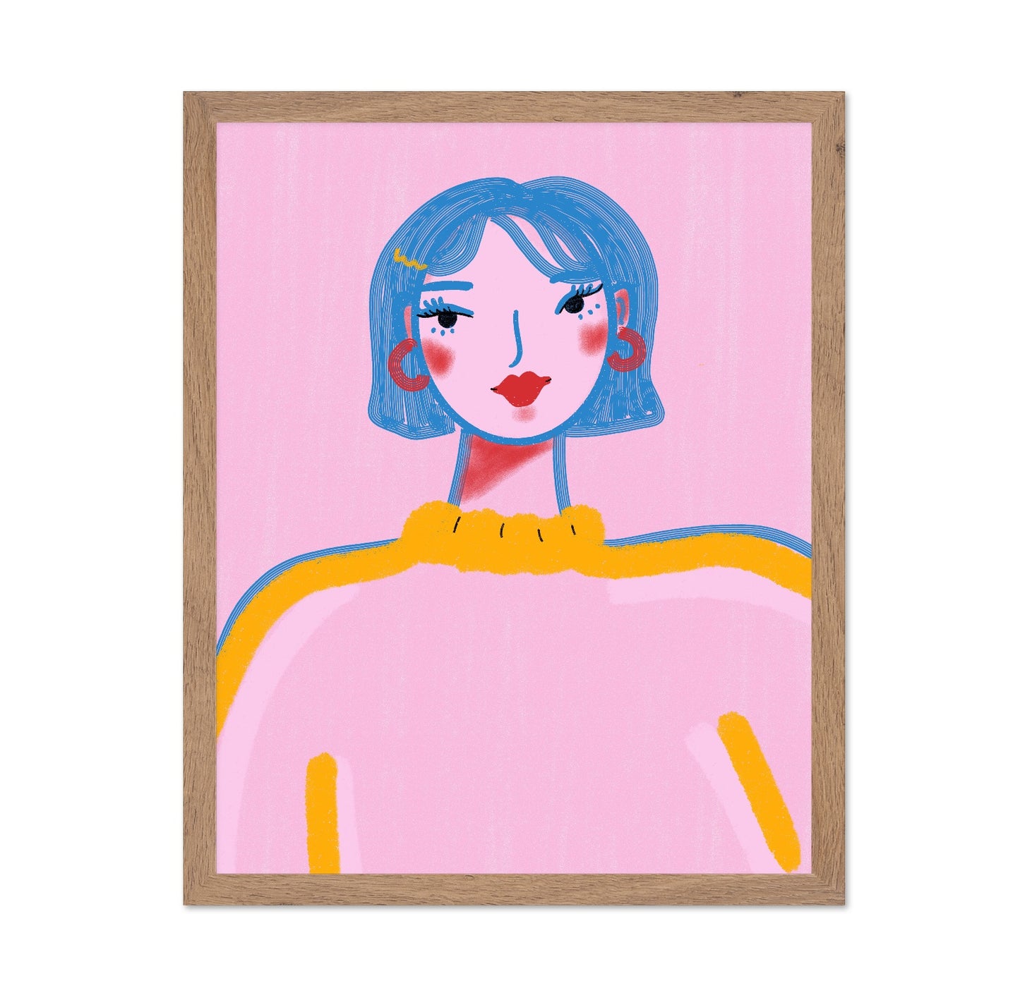 Blue Hair Portrait