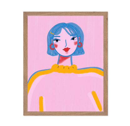 Blue Hair Portrait