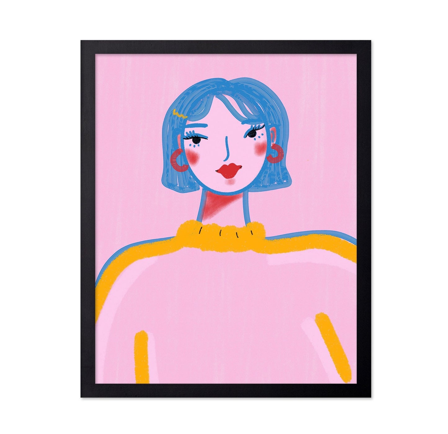 Blue Hair Portrait