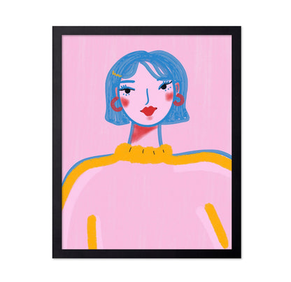 Blue Hair Portrait