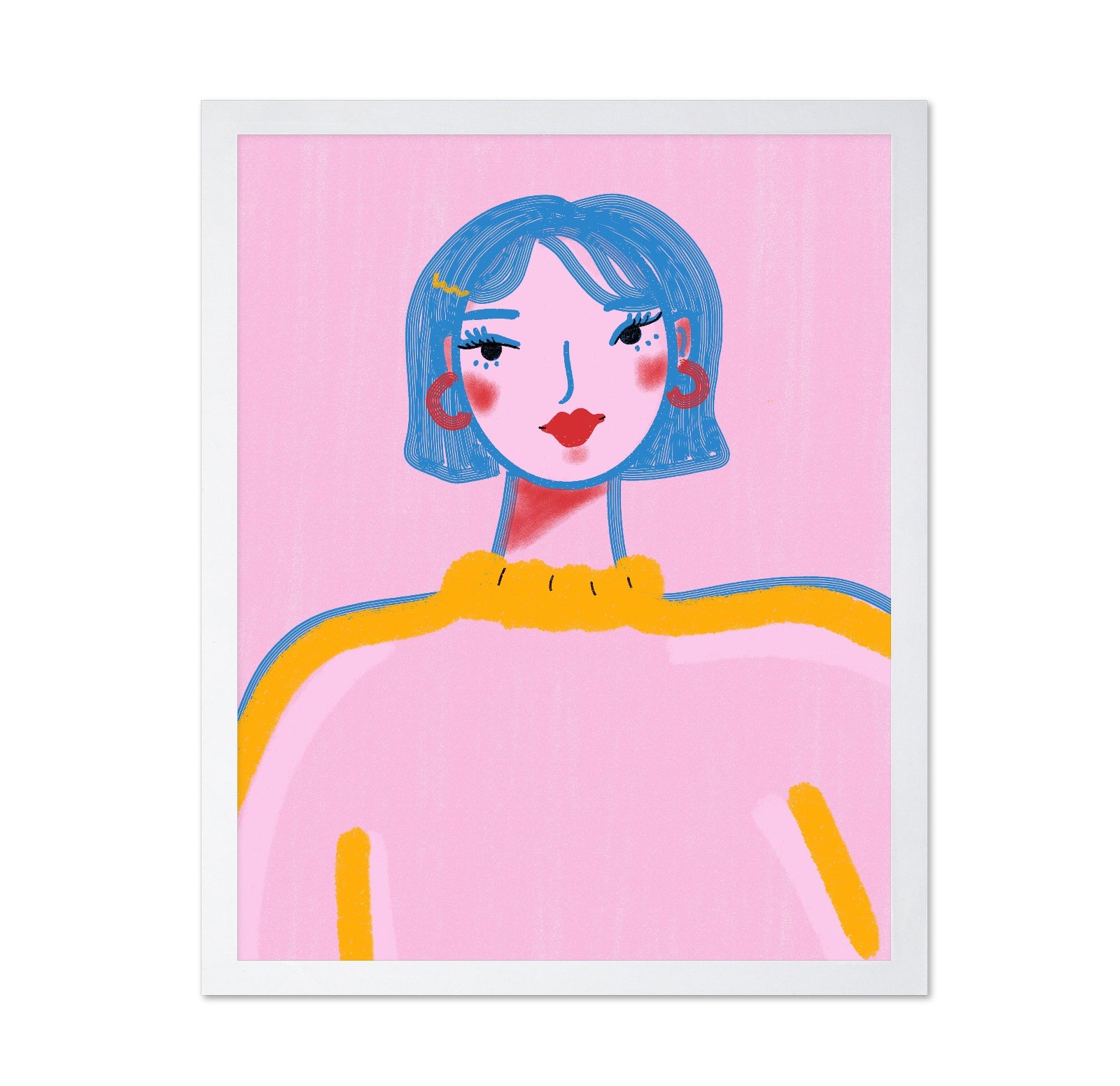 Blue Hair Portrait