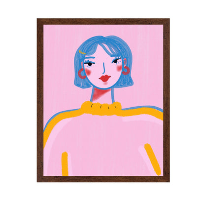 Blue Hair Portrait
