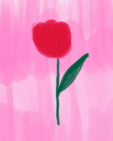 Red Tulip Minimal