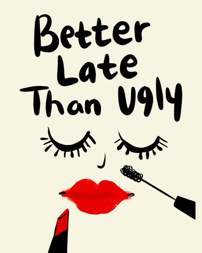 Makeup Face Illustration