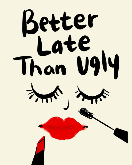 Makeup Face Illustration