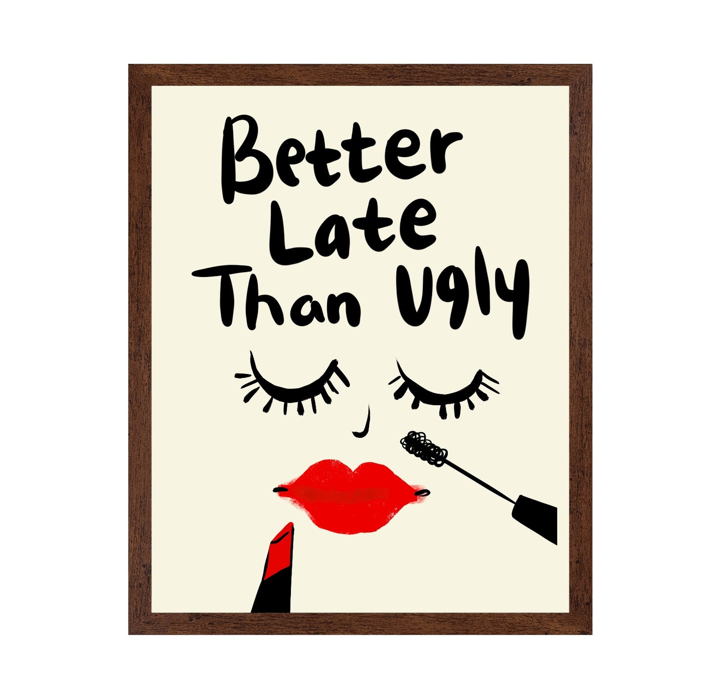 Makeup Face Illustration