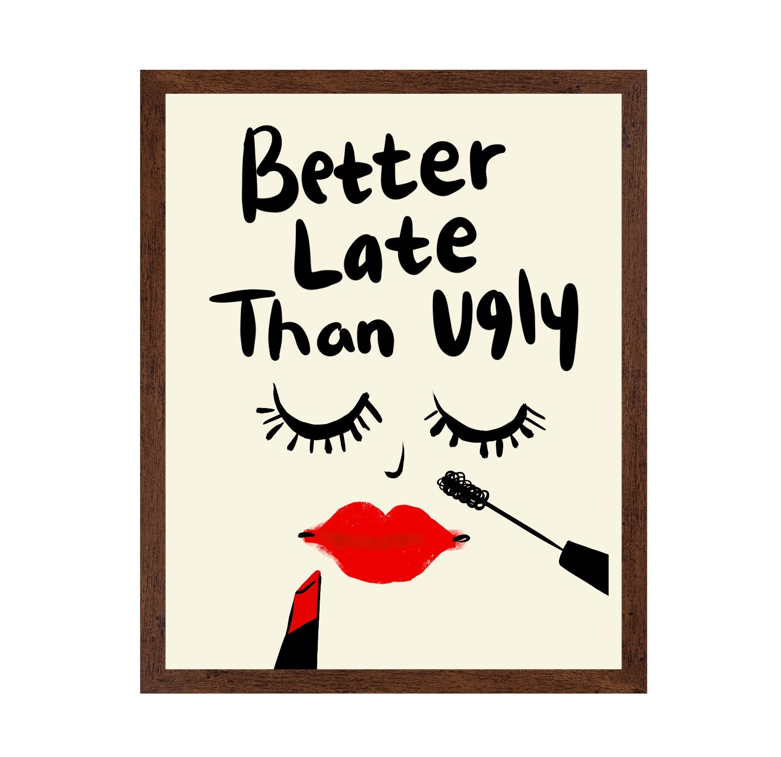 Makeup Face Illustration