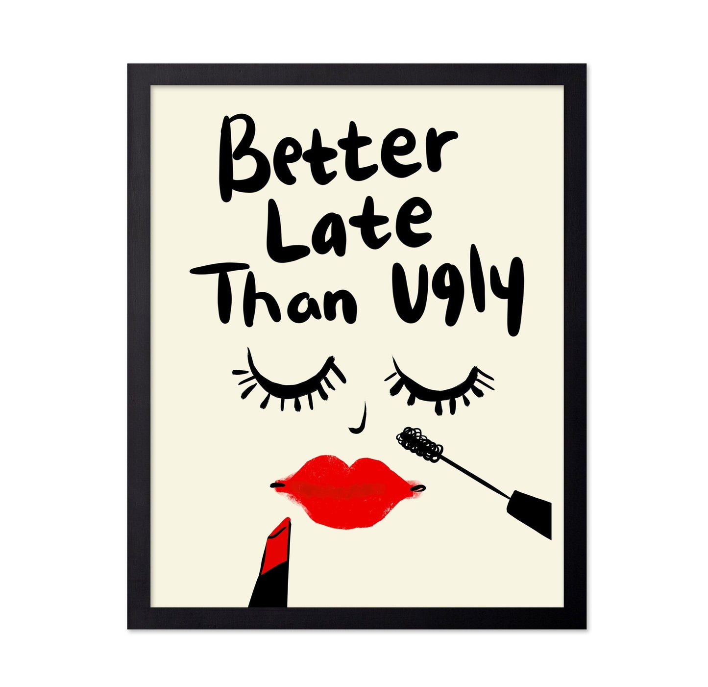Makeup Face Illustration