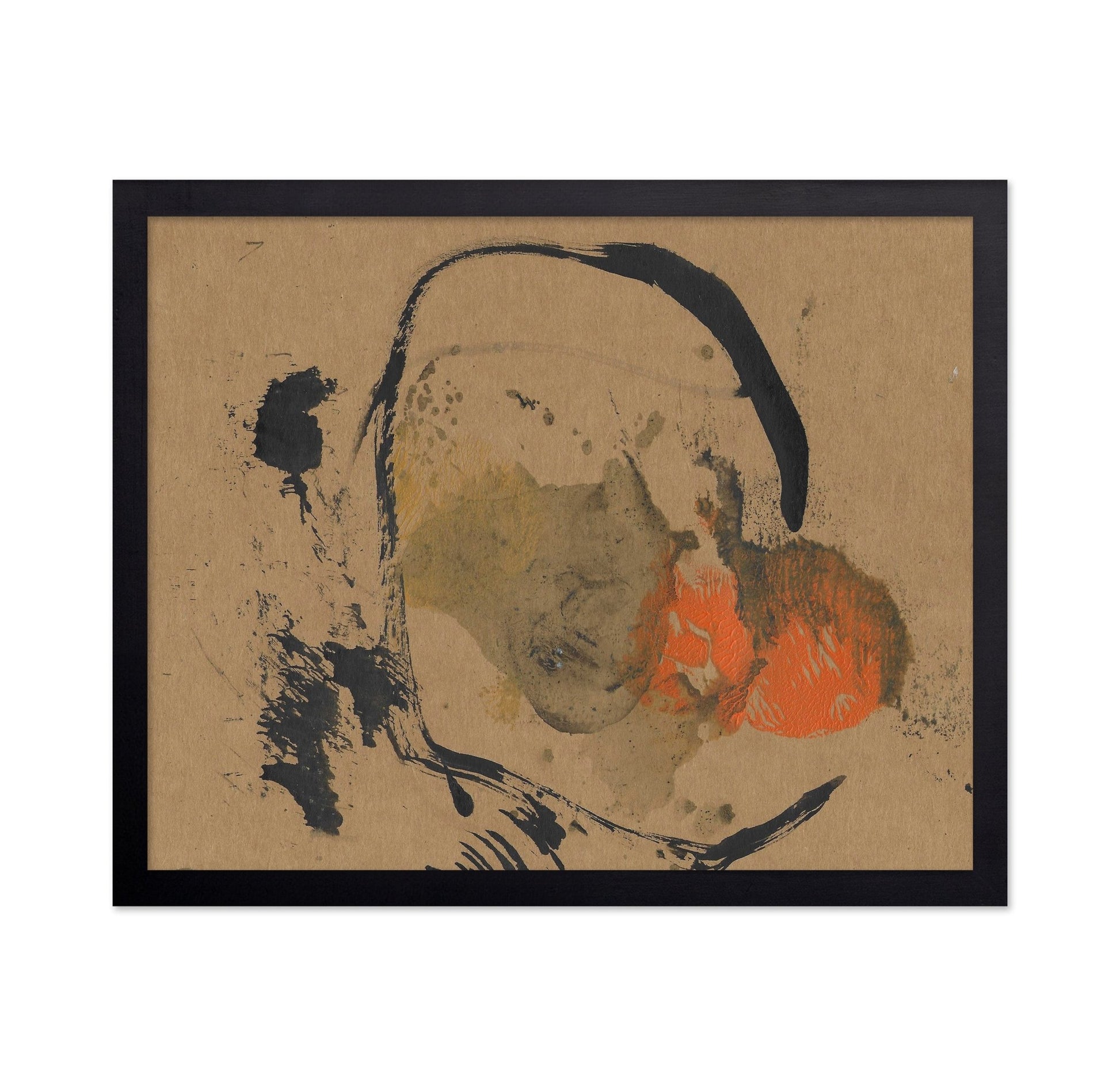 Abstract Earth Tone Face
