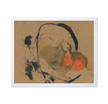Abstract Earth Tone Face