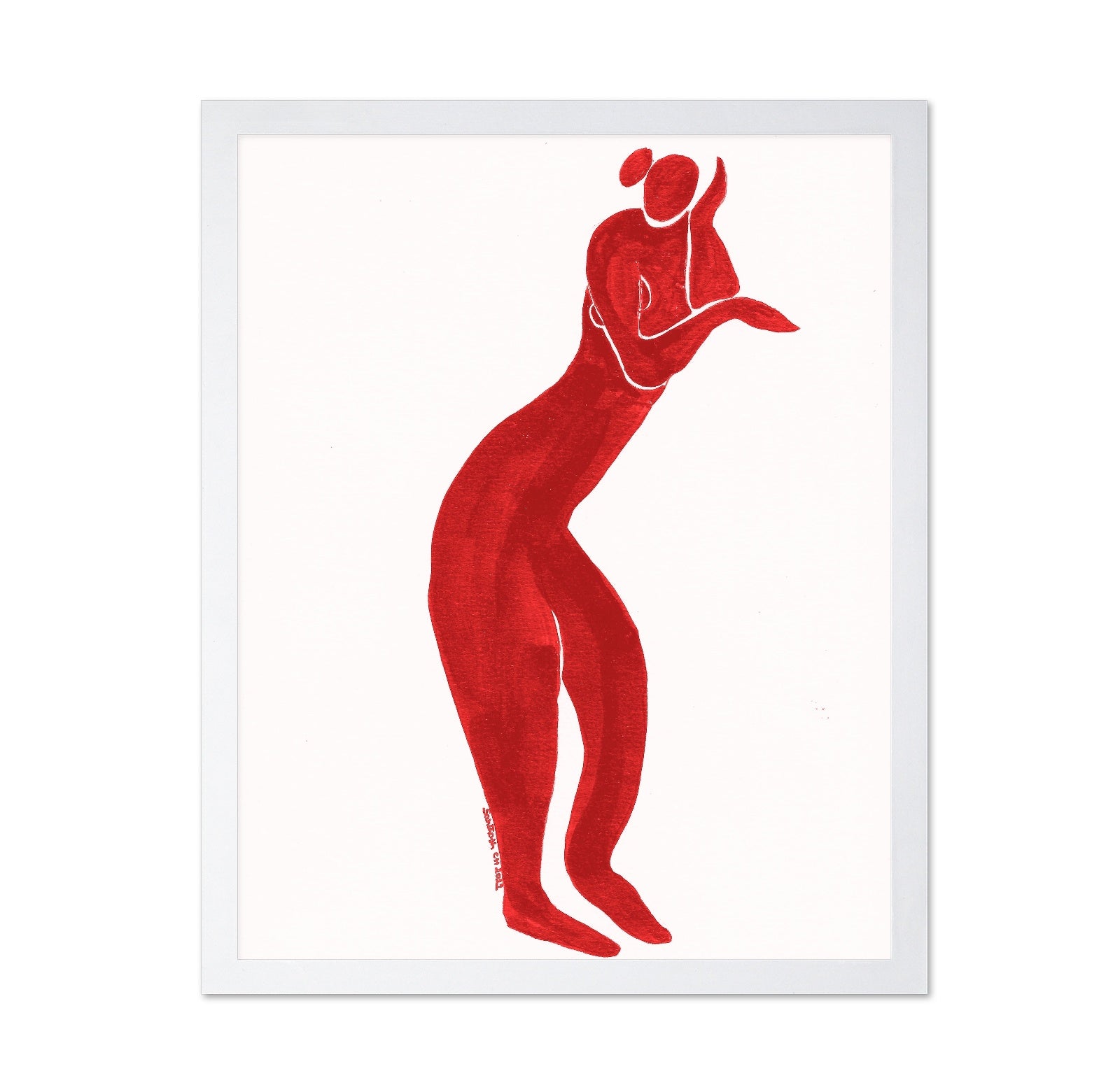 Red Dancing Figure No1