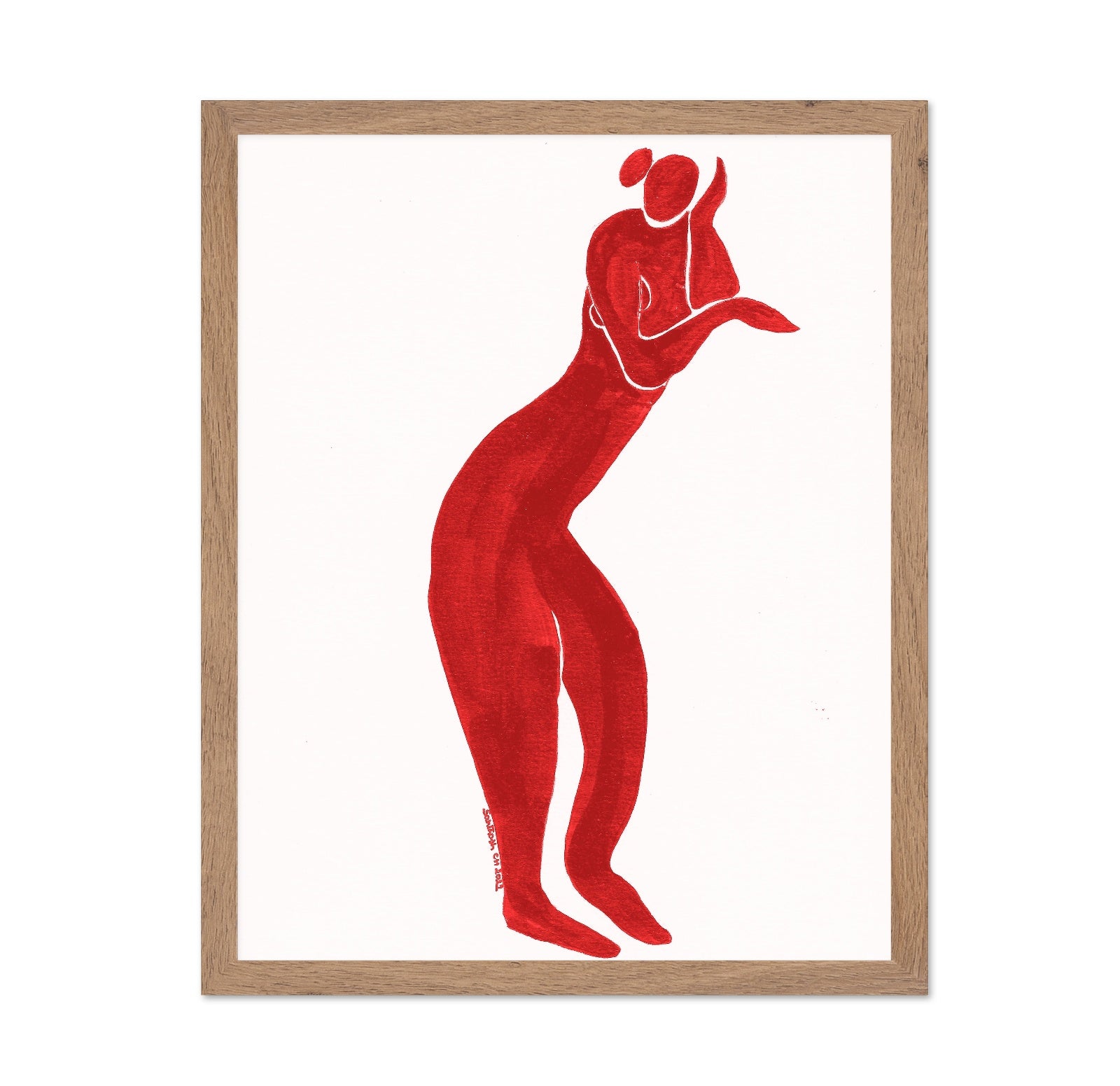 Red Dancing Figure No1