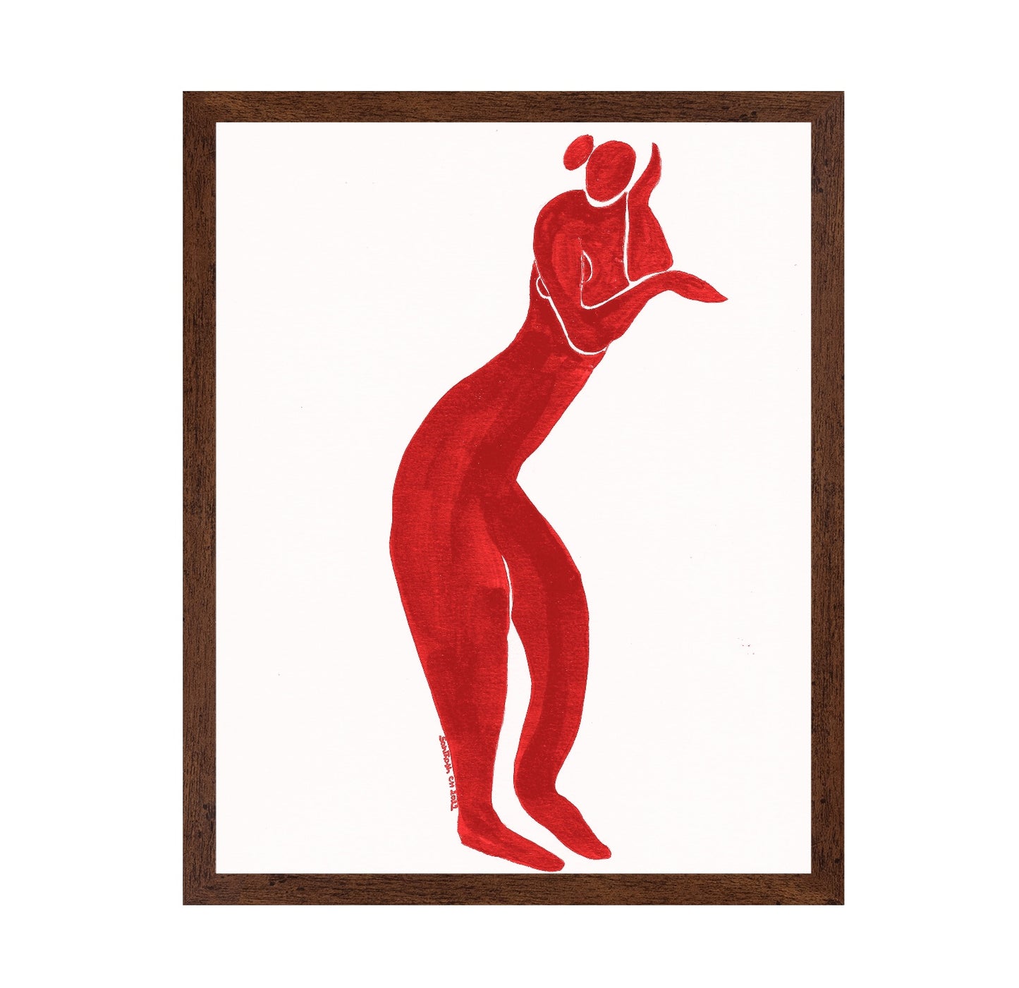 Red Dancing Figure No1