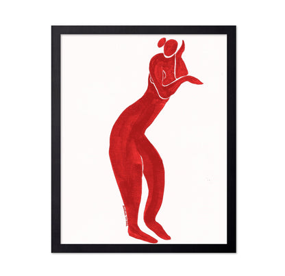 Red Dancing Figure No1