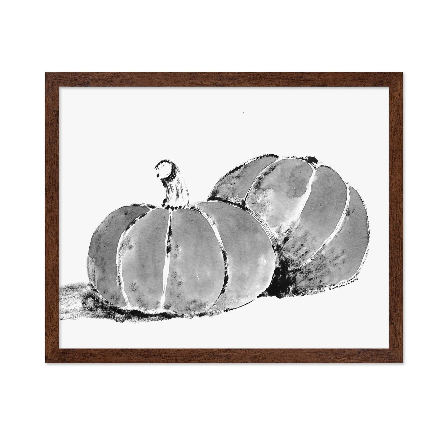 Pumpkin Duo Sketch