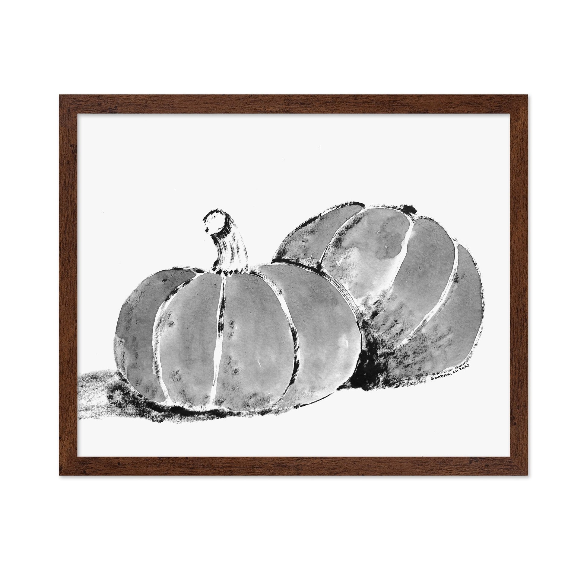 Pumpkin Duo Sketch