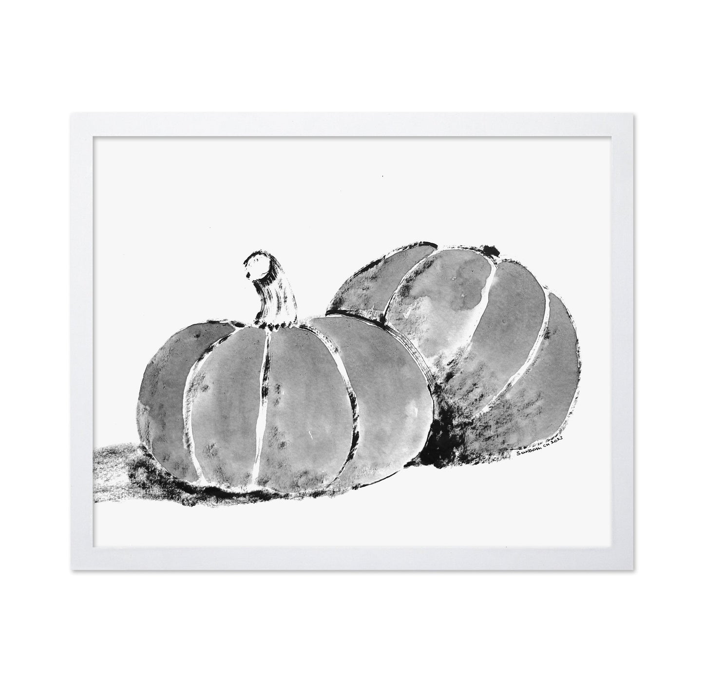 Pumpkin Duo Sketch