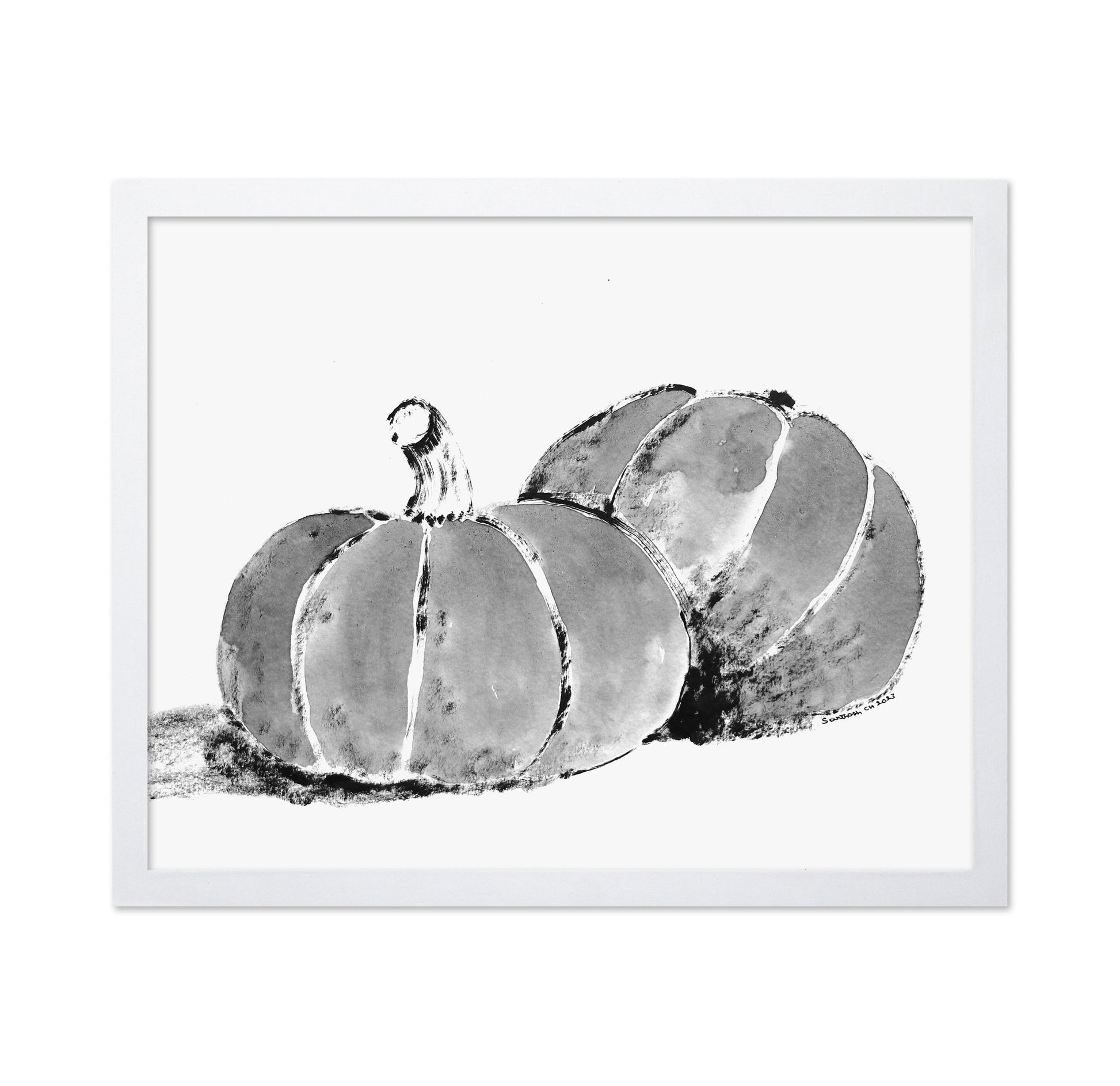 Pumpkin Duo Sketch