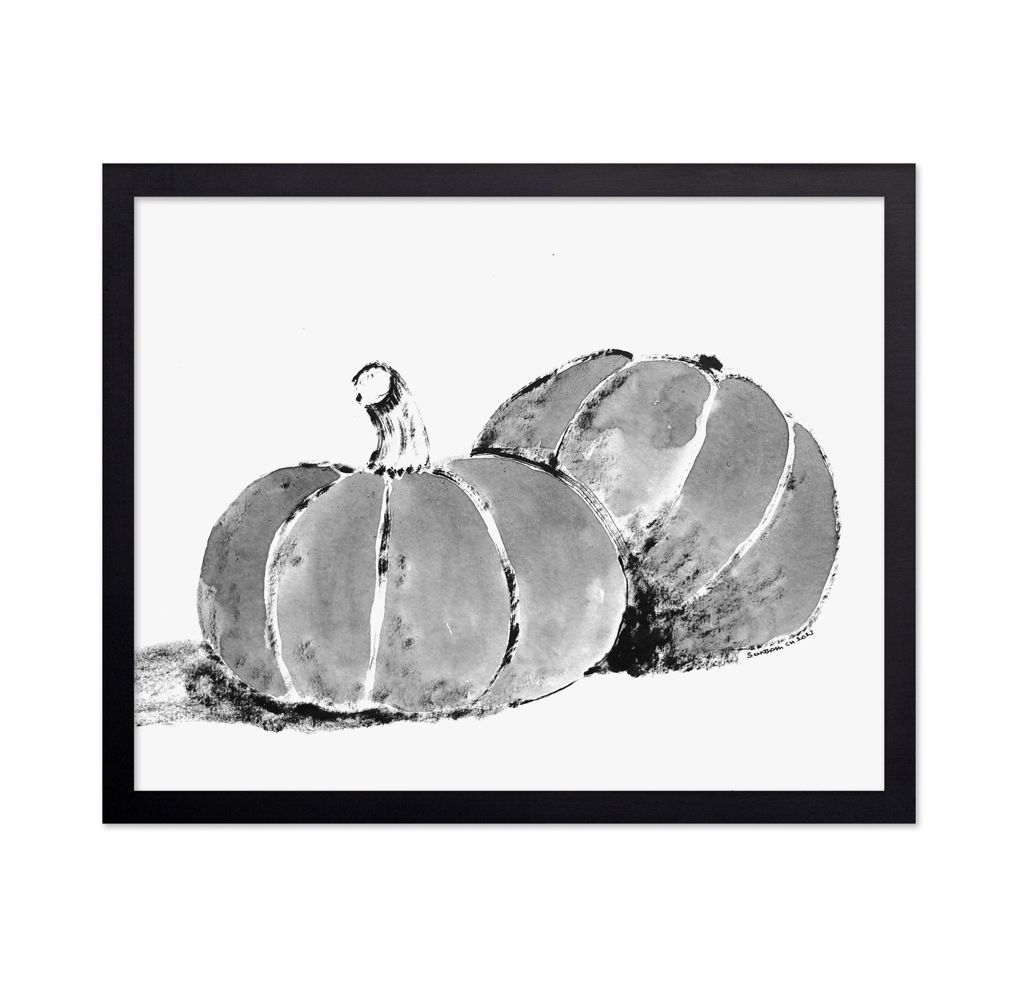 Pumpkin Duo Sketch