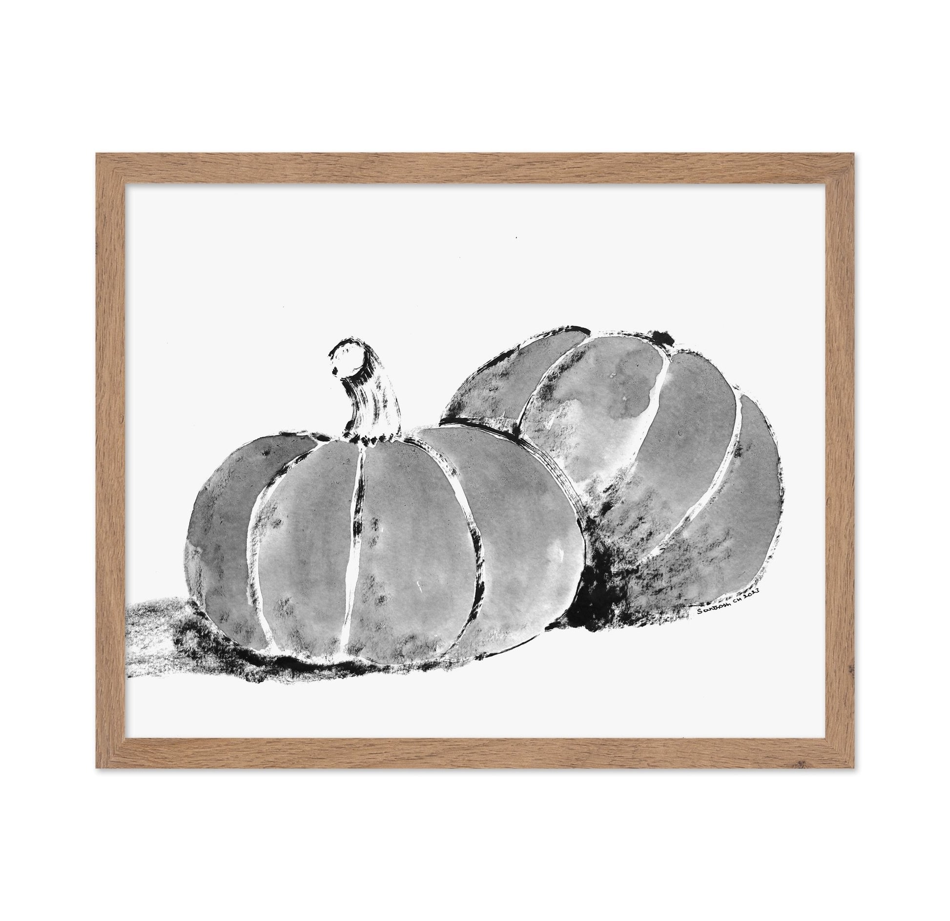 Pumpkin Duo Sketch
