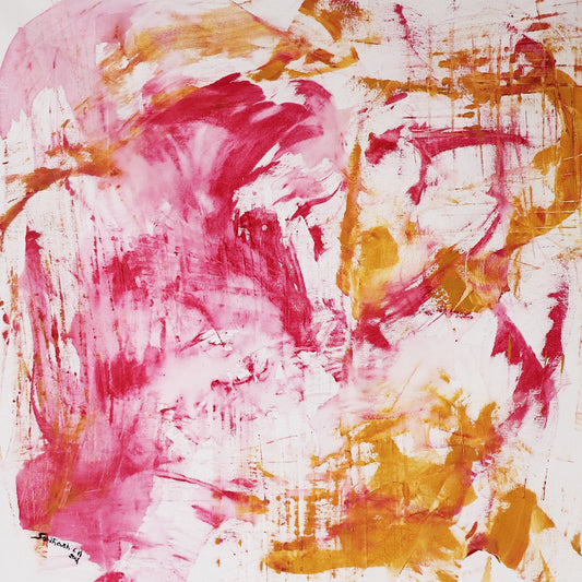 Blush Gold Brush Flow
