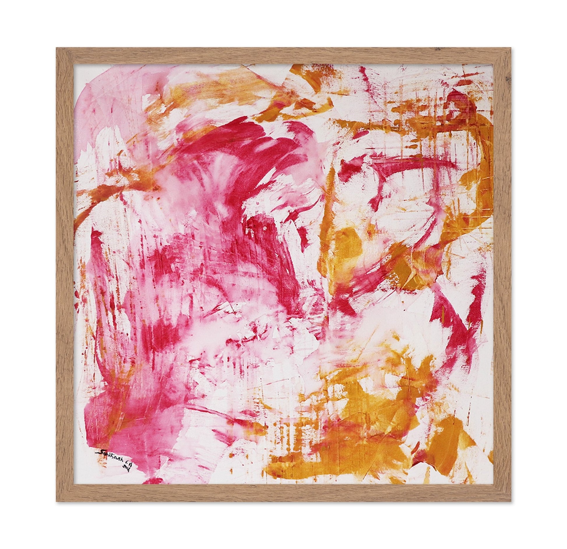 Blush Gold Brush Flow